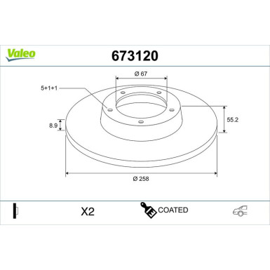 Bremsscheibe 673120