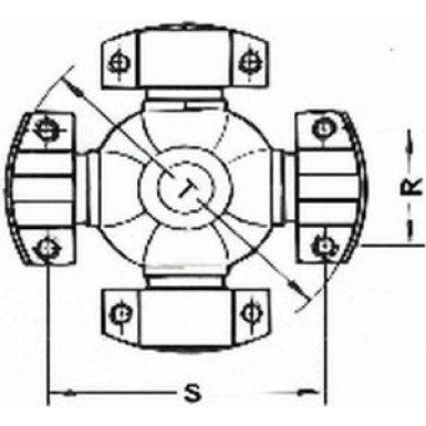 Spidan Gelenk, Längswelle U 660
