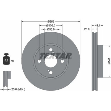 Bremsscheibe 92125903 Bremsscheibe 92125903