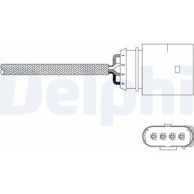 Delphi Lambdasonde ES20338-12B1