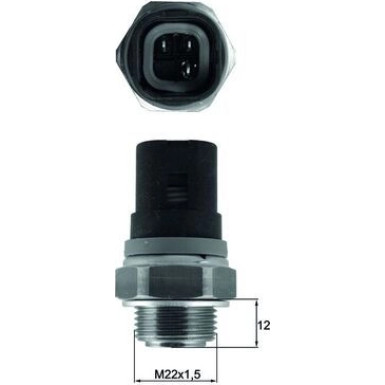 Mahle Temperaturschalter, Kühlerlüfter BEHR TSW 67