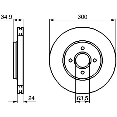 Bremsscheibe 0 986 479 048 Bremsscheibe 0 986 479 048