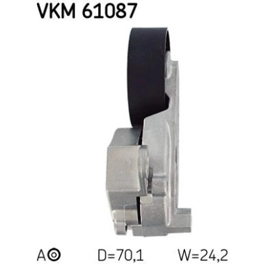 SKF Spannrolle, Keilrippenriemen VKM 61087