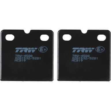 TRW Bremsbelagsatz, Scheibenbremse Organic Allround MCB19