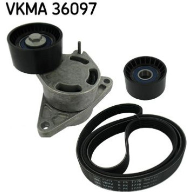 SKF Keilrippenriemensatz VKMA 36097