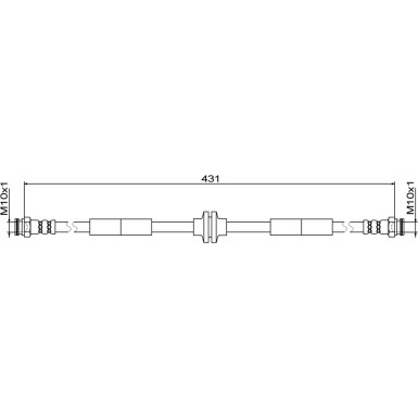 Metzger Bremsschlauch 4111804