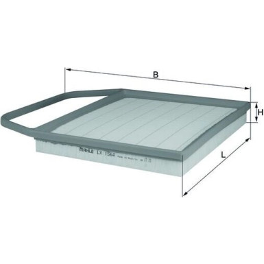 Knecht Luftfilter LX 1564