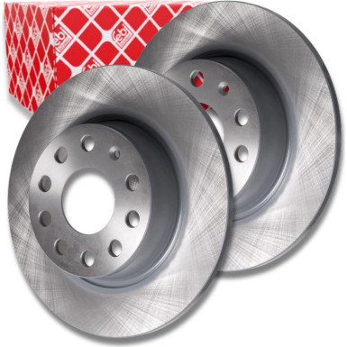 FEBI Bremsscheiben Ø272mm + Beläge HINTEN für VW Golf 6 Touran Audi SEAT FEBI Bremsscheiben Ø272mm + Beläge HINTEN für VW Golf 6 Touran Audi SEAT