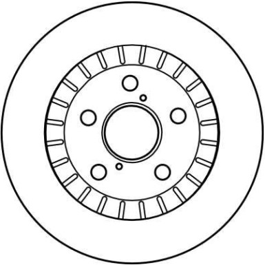 TRW Bremsscheibe DF4093 TRW Bremsscheibe DF4093