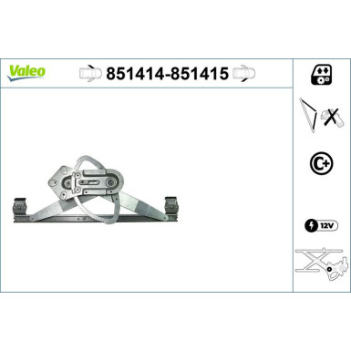 Valeo Fensterheber 851414