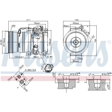 Kompressor, Klimaanlage 890066 Kompressor, Klimaanlage 890066
