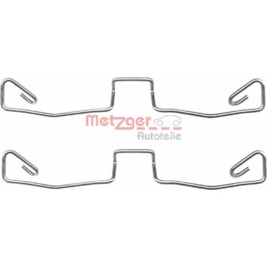 Metzger Zubehörsatz, Scheibenbremsbelag 109-1633