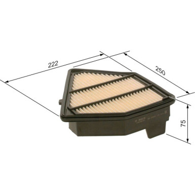 BOSCH F 026 400 583 Luftfilter