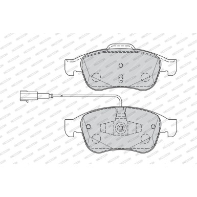 Ferodo Bremsbelagsatz, Scheibenbremse PREMIER ECO FRICTION FDB4331