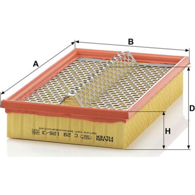 MANN-FILTER C 29 126/3 Luftfilter MANN-FILTER C 29 126/3 Luftfilter
