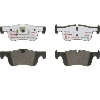 Brembo Bremsbelagsatz, Scheibenbremse XTRA LINE P 06 078X Brembo Bremsbelagsatz, Scheibenbremse XTRA LINE P 06 078X