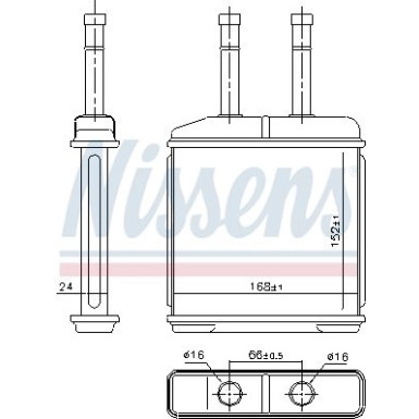 Nissens Wärmetauscher, Innenraumheizung 76506 Nissens Wärmetauscher, Innenraumheizung 76506