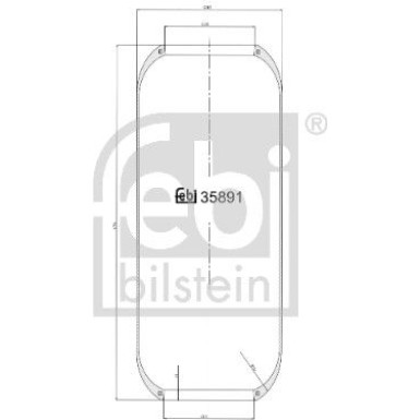FEBI BILSTEIN 35891 Federbalg, Luftfederung