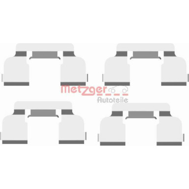 Metzger Zubehörsatz, Scheibenbremsbelag 109-1698