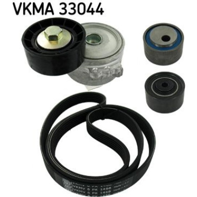 SKF Keilrippenriemensatz VKMA 33044