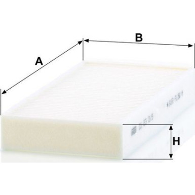 MANN-FILTER CU 23 015-2 Innenraumfilter, Partikelfilter MANN-FILTER CU 23 015-2 Innenraumfilter, Partikelfilter