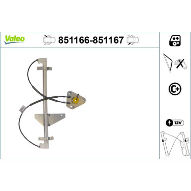 Valeo Fensterheber 851167