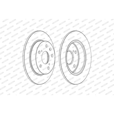 Bremsscheibe DDF2493C Bremsscheibe DDF2493C