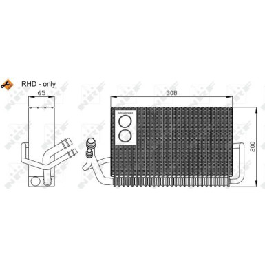 Verdampfer, Klimaanlage 36117 Verdampfer, Klimaanlage 36117