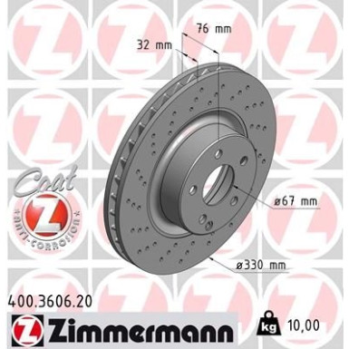 Bremsscheibe 400.3606.20 Bremsscheibe 400.3606.20