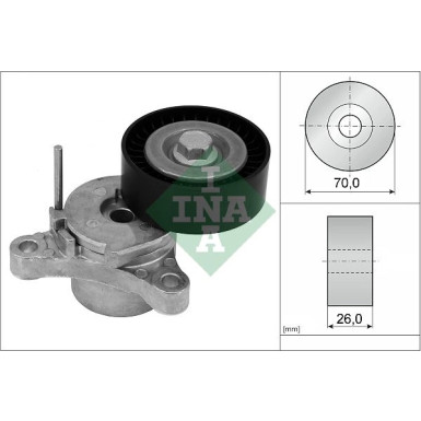 Riemenspanner, Keilrippenriemen 534 0666 10 Riemenspanner, Keilrippenriemen 534 0666 10