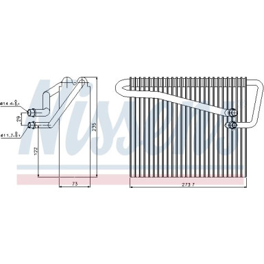 Verdampfer, Klimaanlage 92301 Verdampfer, Klimaanlage 92301