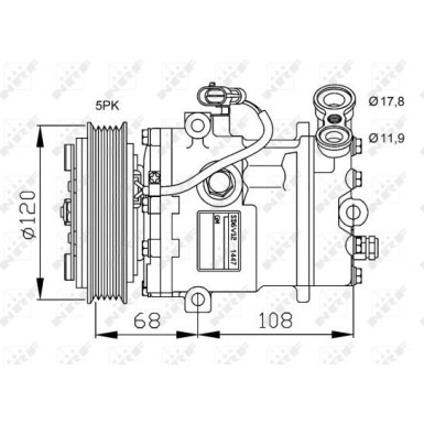 Kompressor, Klimaanlage 32775 Kompressor, Klimaanlage 32775