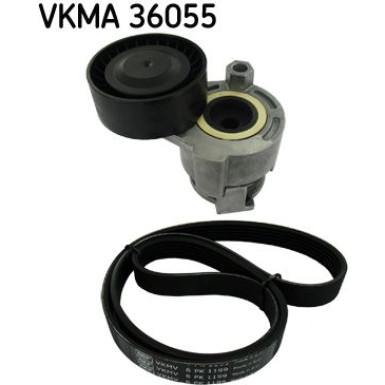 SKF Keilrippenriemensatz VKMA 36055
