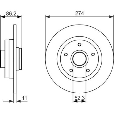 Bremsscheibe 0 986 479 682 Bremsscheibe 0 986 479 682