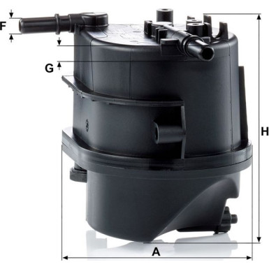 Kraftstofffilter WK 939 Kraftstofffilter WK 939