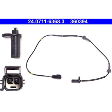 Sensor, Raddrehzahl 24.0711-6368.3 Sensor, Raddrehzahl 24.0711-6368.3