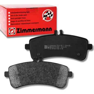 ZIMMERMANN 25163.185.2 Bremsbeläge für Verschleißwarnanzeiger vorbereitet, mit Schrauben und Gleitblech ZIMMERMANN 25163.185.2 Bremsbeläge für Verschleißwarnanzeiger vorbereitet, mit Schrauben und Gleitblech