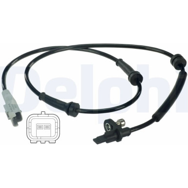 Delphi Sensor, Raddrehzahl SS20402