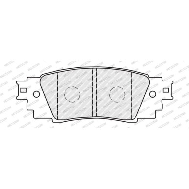 Ferodo Bremsbelagsatz, Scheibenbremse PREMIER ECO FRICTION FDB5122