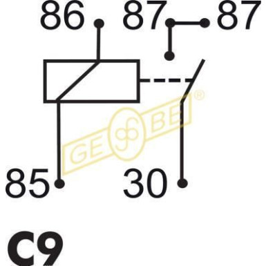 GEBE Relais, Arbeitsstrom 9 9065 1