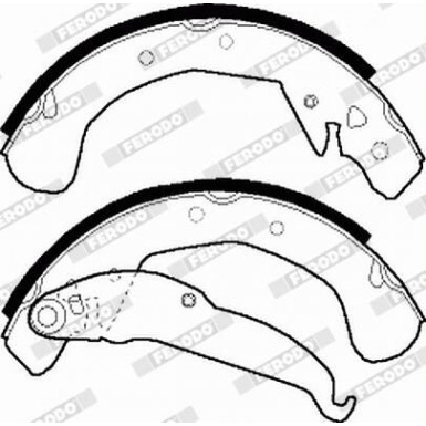 Ferodo Bremsbackensatz PREMIER FSB545 Ferodo Bremsbackensatz PREMIER FSB545