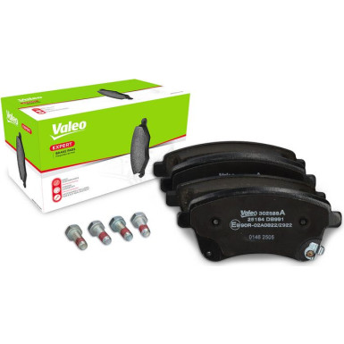 Valeo Bremsbelagsatz, Scheibenbremse EXPERT 302588A Valeo Bremsbelagsatz, Scheibenbremse EXPERT 302588A