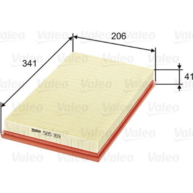 Valeo Luftfilter 585169
