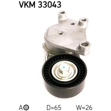 Spannrolle, Keilrippenriemen VKM 33043 Spannrolle, Keilrippenriemen VKM 33043