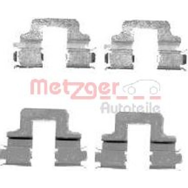 Metzger Zubehörsatz, Scheibenbremsbelag 109-1731