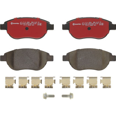 Brembo Bremsbelagsatz, Scheibenbremse XTRA LINE P 61 068X Brembo Bremsbelagsatz, Scheibenbremse XTRA LINE P 61 068X