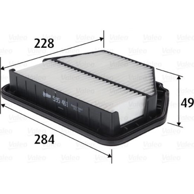Valeo Luftfilter 585461