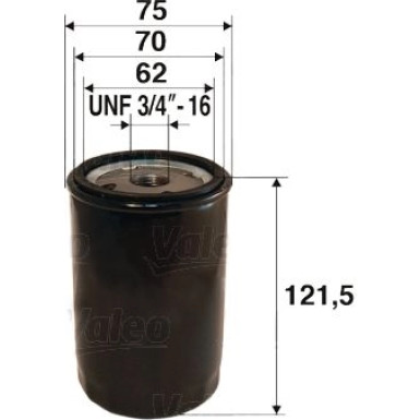 Valeo Ölfilter 586052 Valeo Ölfilter 586052