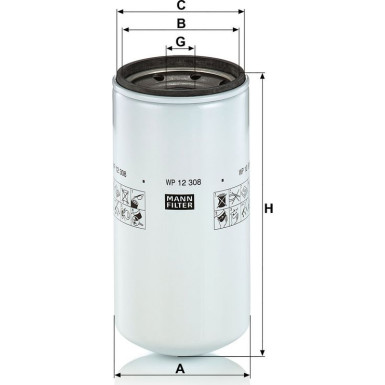 Ölfilter WP 12 308