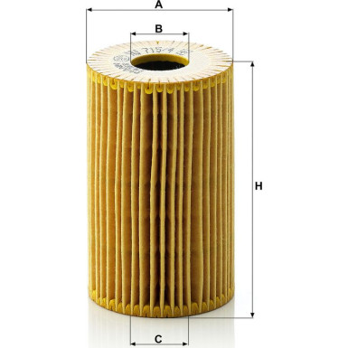 MANN-FILTER HU 715/4 x Ölfilter mit Dichtung, Filtereinsatz MANN-FILTER HU 715/4 x Ölfilter mit Dichtung, Filtereinsatz